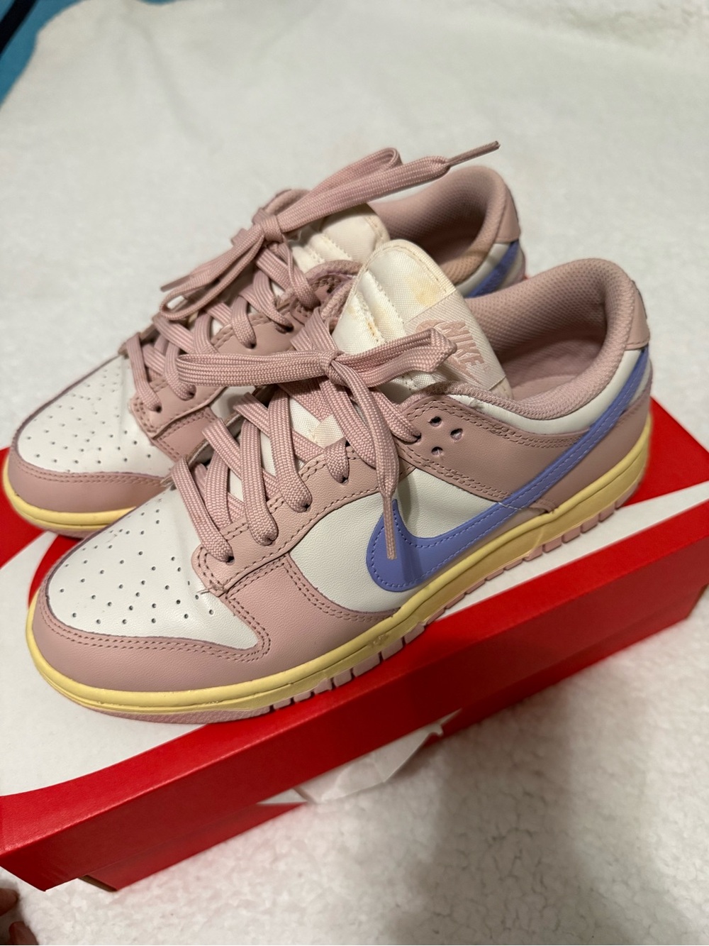 Nike Women’s Dunk Low Sneakers - Pink / Lavender / Cream